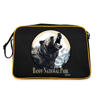 Parc national Banff - Sac Retro - noir/or - Dos