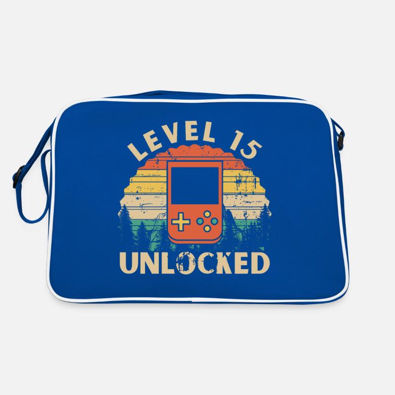Level 15 freigeschaltet Retro Tasche