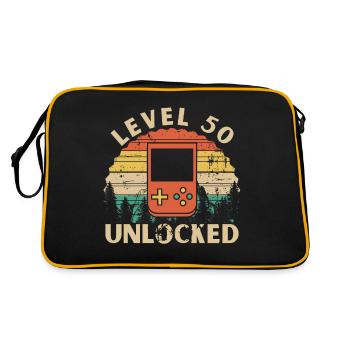 Level 50 Unlocked - Retro Bag - black/gold - Back