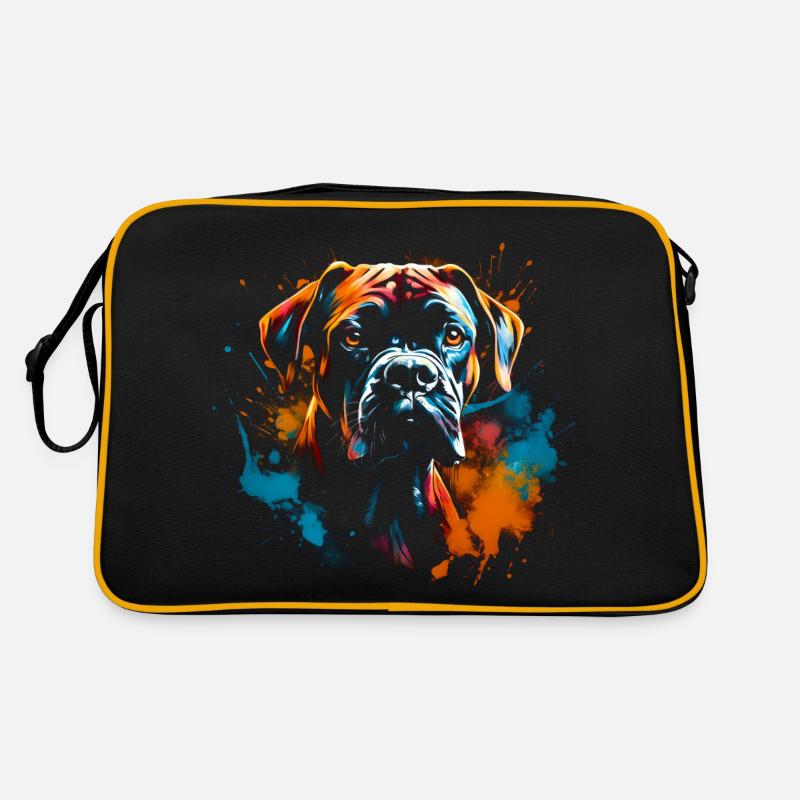 Boxer Bunte Farben Retro Tasche