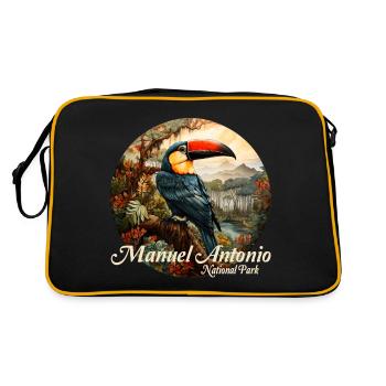 Manuel Antonio National Park - Retro Bag - black/gold - Back
