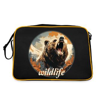 Faune - Sac Retro - noir/or - Dos