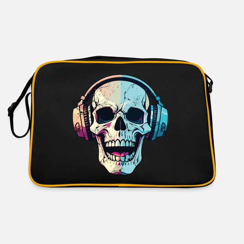 Skull DJ Retro Bag