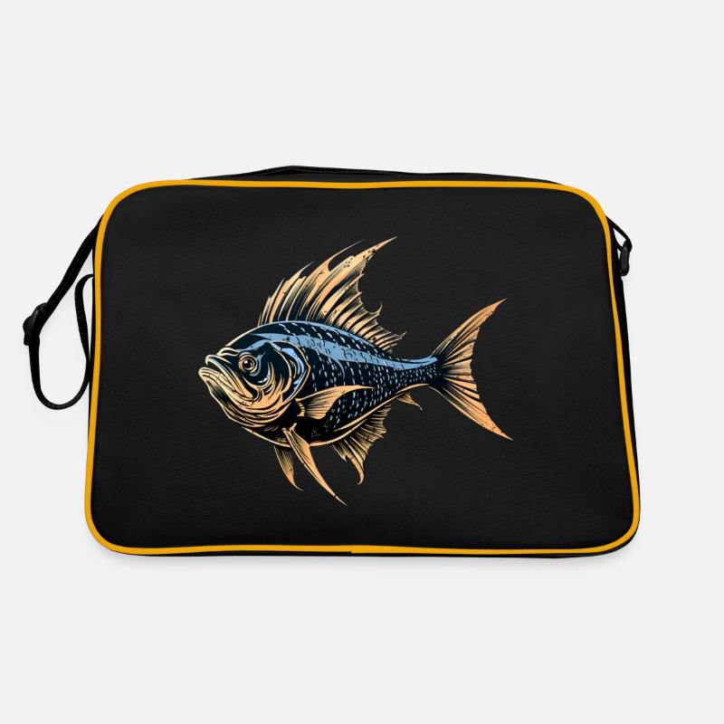 Fish retro style Retro Bag