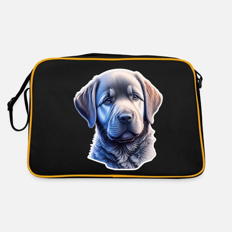 Mignon chiot Labrador Retriever Sac Retro