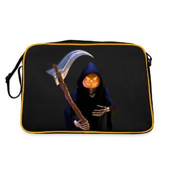 The Grim Reaper for Halloween - Retro Bag - black/gold - Back