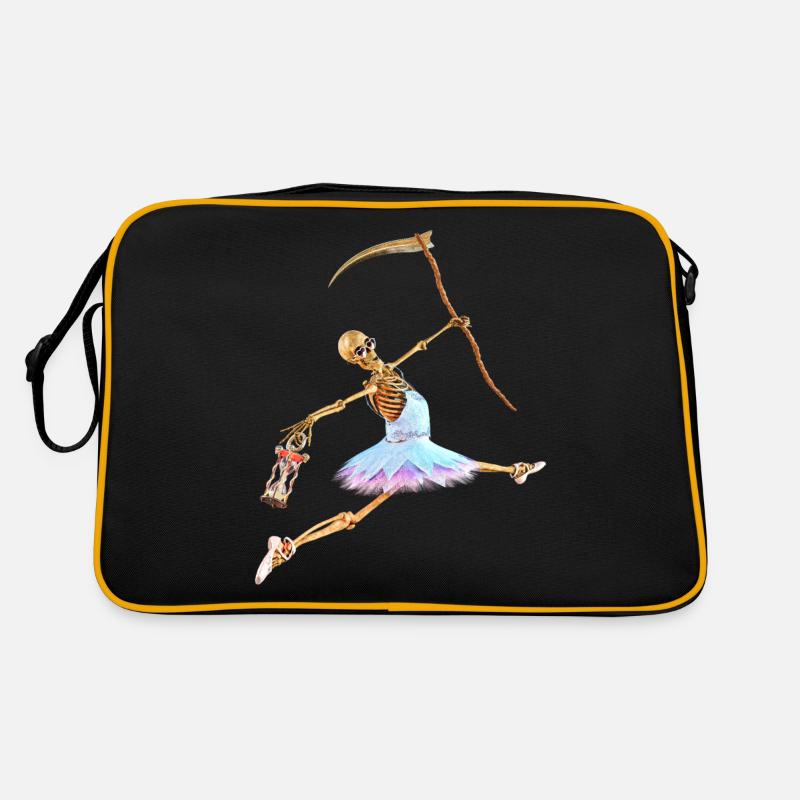 The Grim Reaper's Extraordinary Hobby - Retro Bag - black/gold