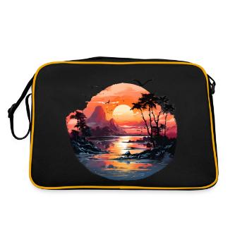 Île Dreamland - Sac Retro - noir/or - Dos