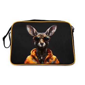 Rap Kangourou - Sac Retro - noir/or - Dos