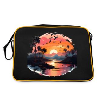 Île Dreamland - Sac Retro - noir/or - Dos