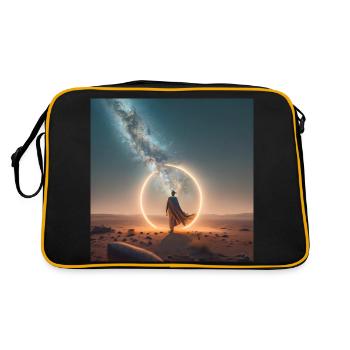 desert - Retro Bag - black/gold - Back