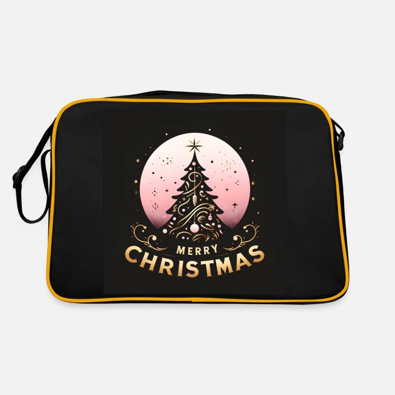 merry christmas Retro Bag