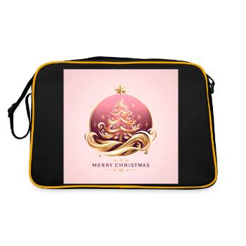 Christmas - Retro Bag - black/gold - Back