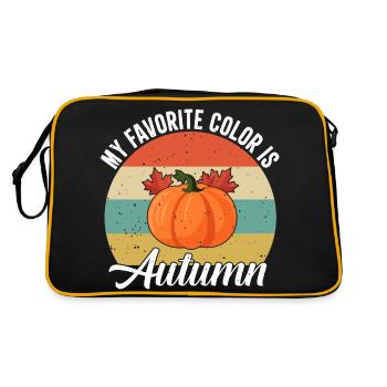 Automne - Sac Retro - noir/or - Dos