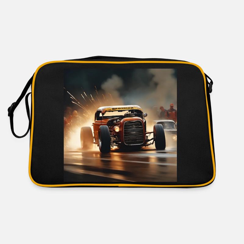 Rusty Hot Rod Rennen #10 Retro Tasche