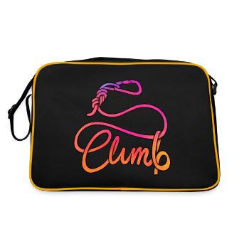 Mousqueton corde d'escalade multicolor - Sac Retro - noir/or - Dos