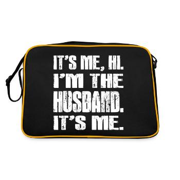 IT'S ME, HI. I'm the Husband. It's me. - Retro Bag - black/gold - Back