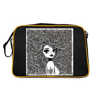 Hairstyle #1 - Retro Bag - black/gold - Back