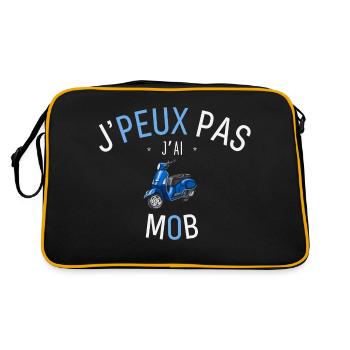J'Peux Pas J'Ai Mob - Sac Retro - noir/or - Dos