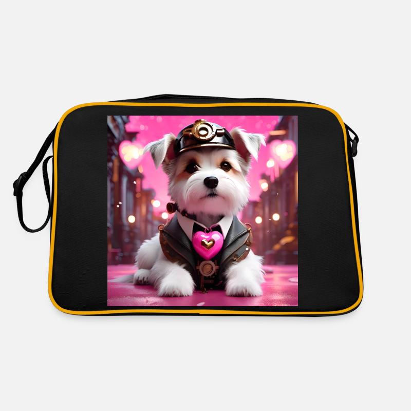 Chien de conception d’art steampunk Sac Retro