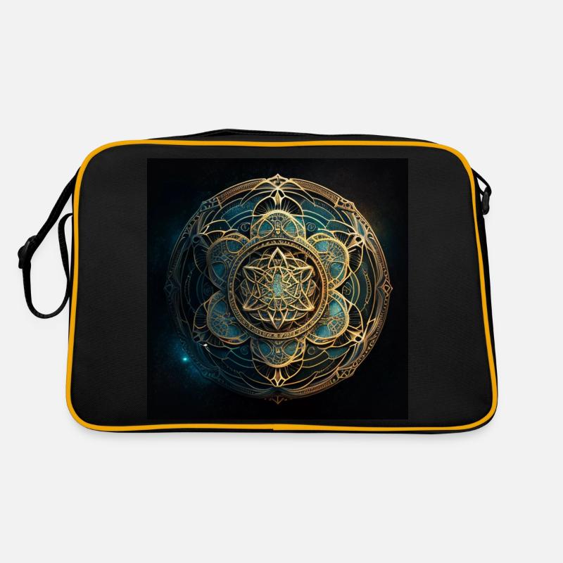 Mandala doré Sac Retro