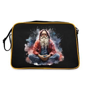 Santa Yogi - Retro Bag - black/gold - Back
