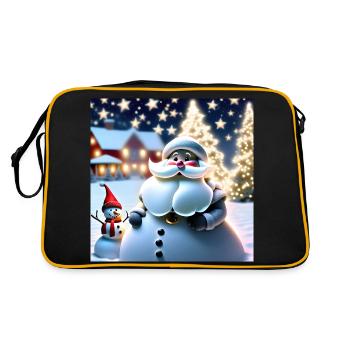 Joyeux Noel #5 - Sac Retro - noir/or - Dos