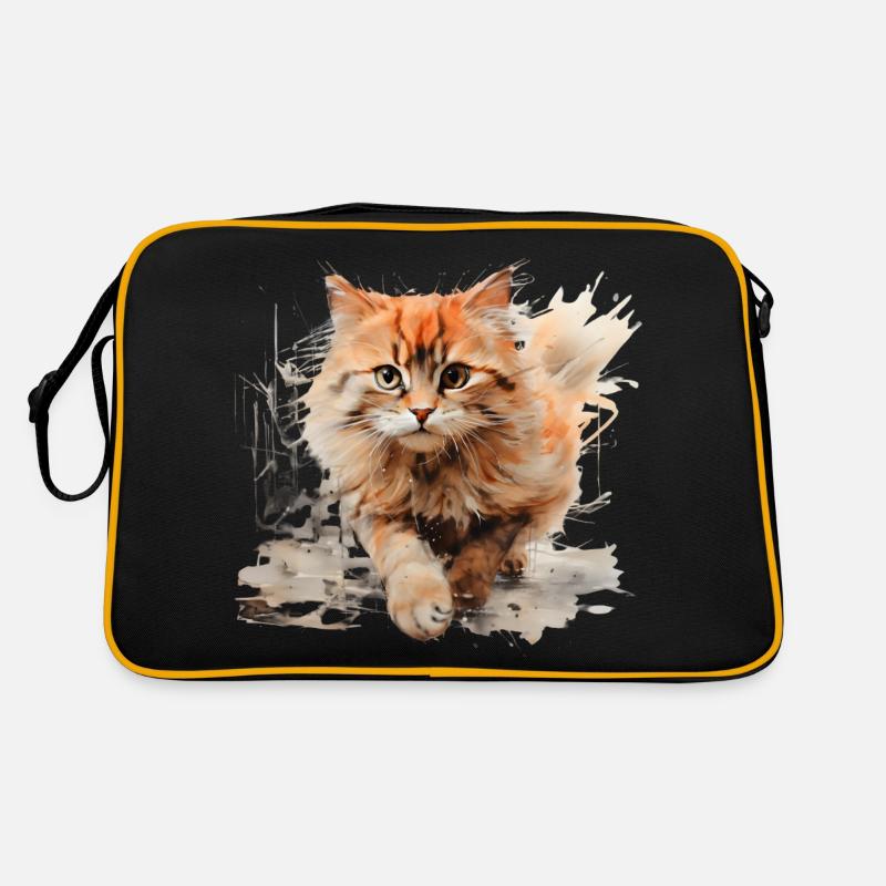 Cute Kitty Retro Tasche