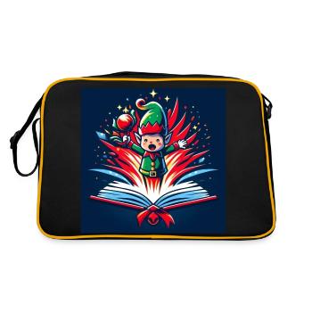 Elf Burst - Retro Bag - black/gold - Back
