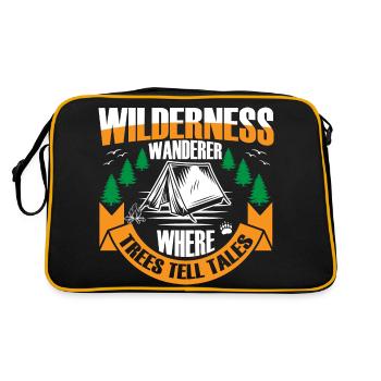 Wilderness Wanderer Where Trees Tell Tales - Retro Bag - black/gold - Back