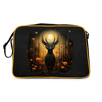 Sweet fawn - Retro Bag - black/gold - Back
