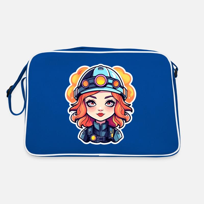 Dessin de pompier Sac Retro