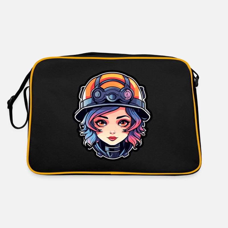 Dessin de pompier Sac Retro