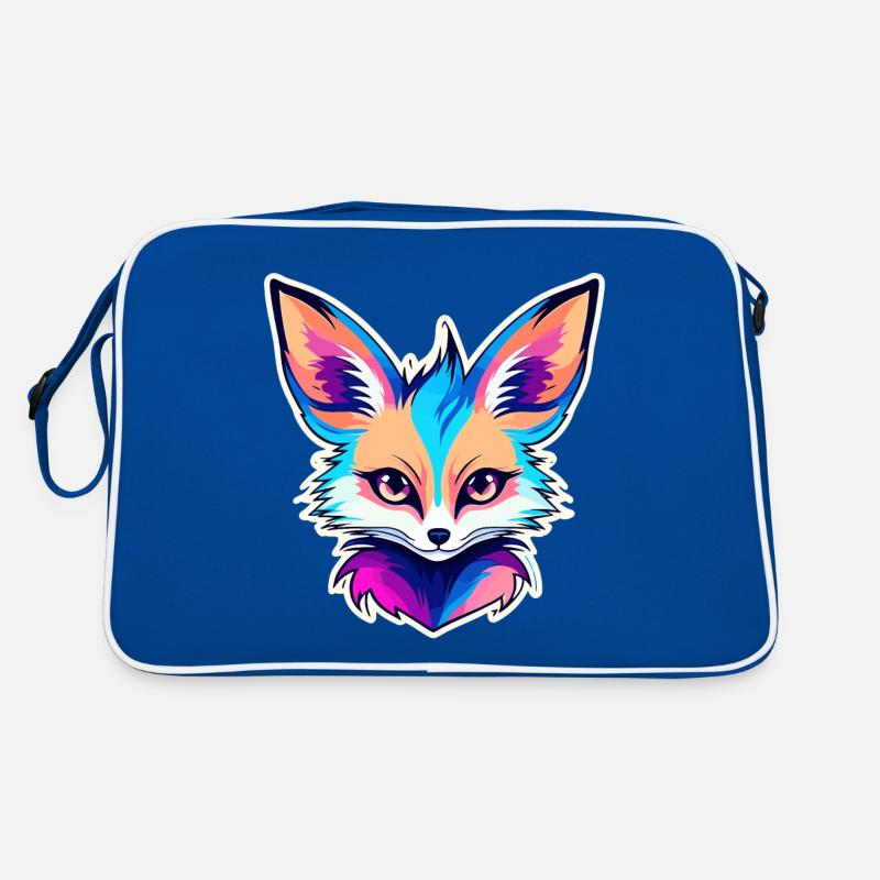 Desert Fox Fennec Drawing Retro Bag