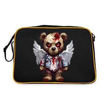 Peluche effrayante - Sac Retro - noir/or - Dos