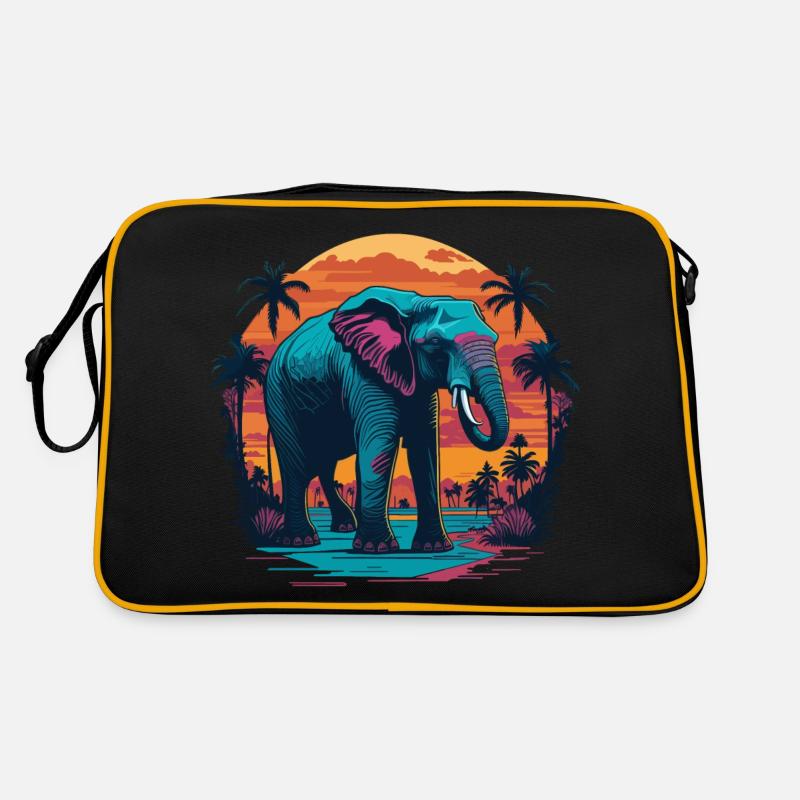 Elefant Retro Tasche