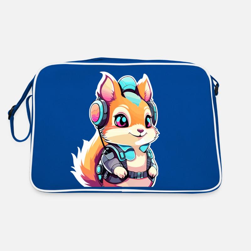 Illustration d’écureuil Sac Retro