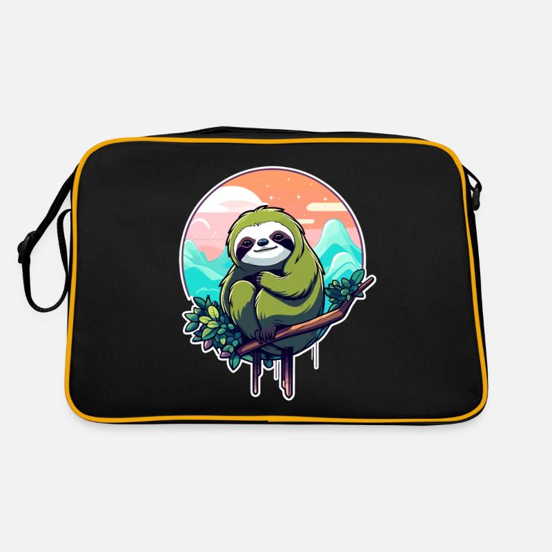 Dessin paresseux Sac Retro
