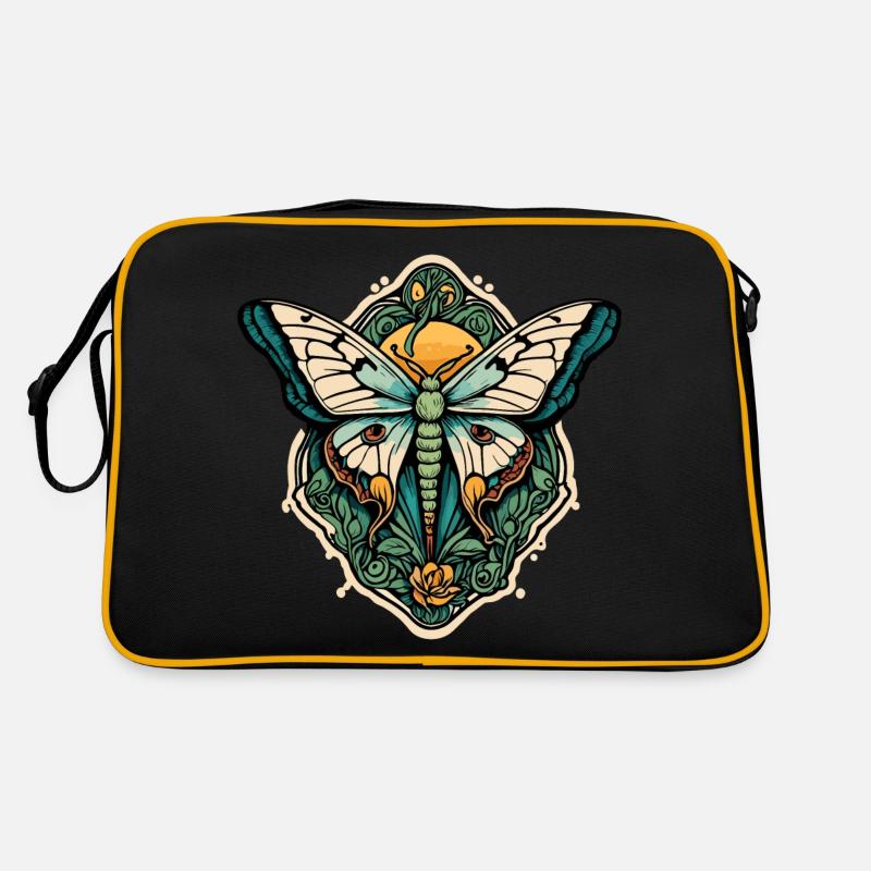 Butterfly - Retro Bag - black/gold