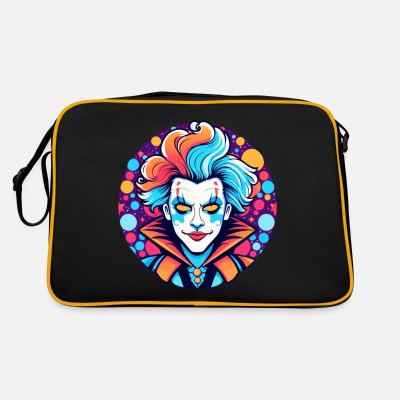 Dessin de clown Sac Retro