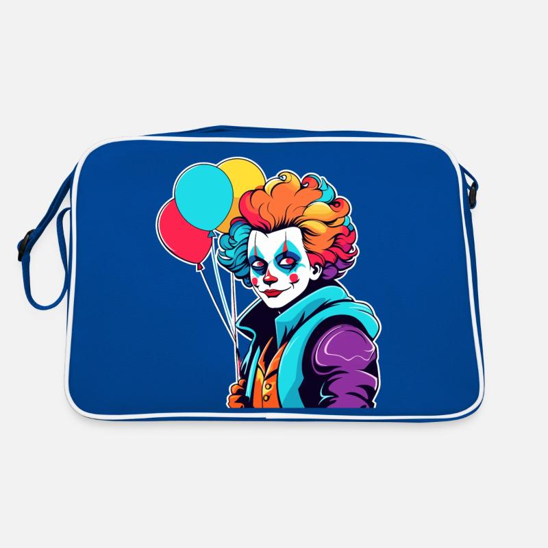 Clown Drawing Retro Bag
