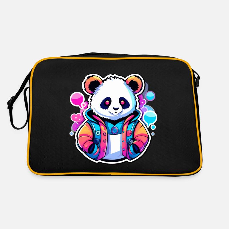 Dessin de panda Sac Retro
