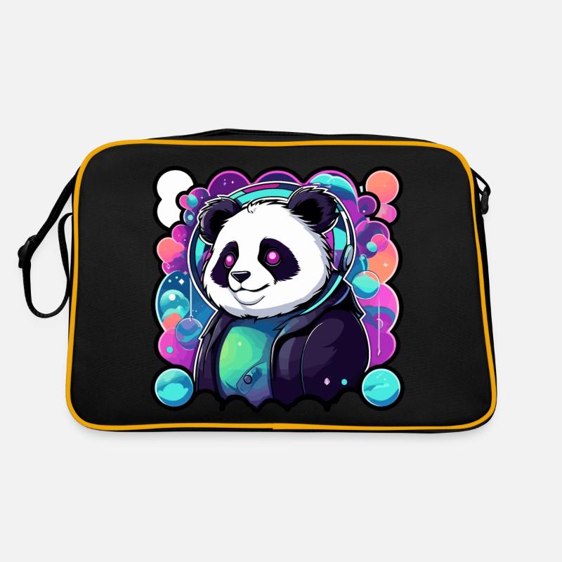 Dessin de panda Sac Retro