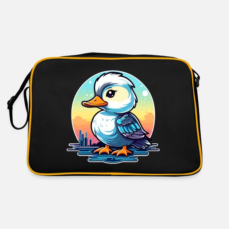 Ente Illustration Retro Tasche
