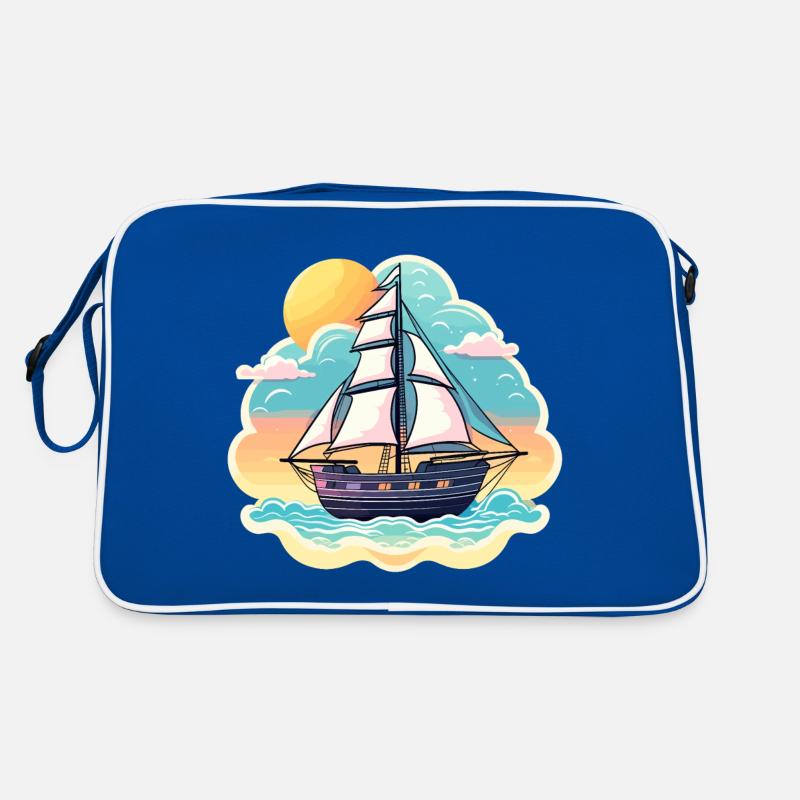 Illustration de voilier Sac Retro