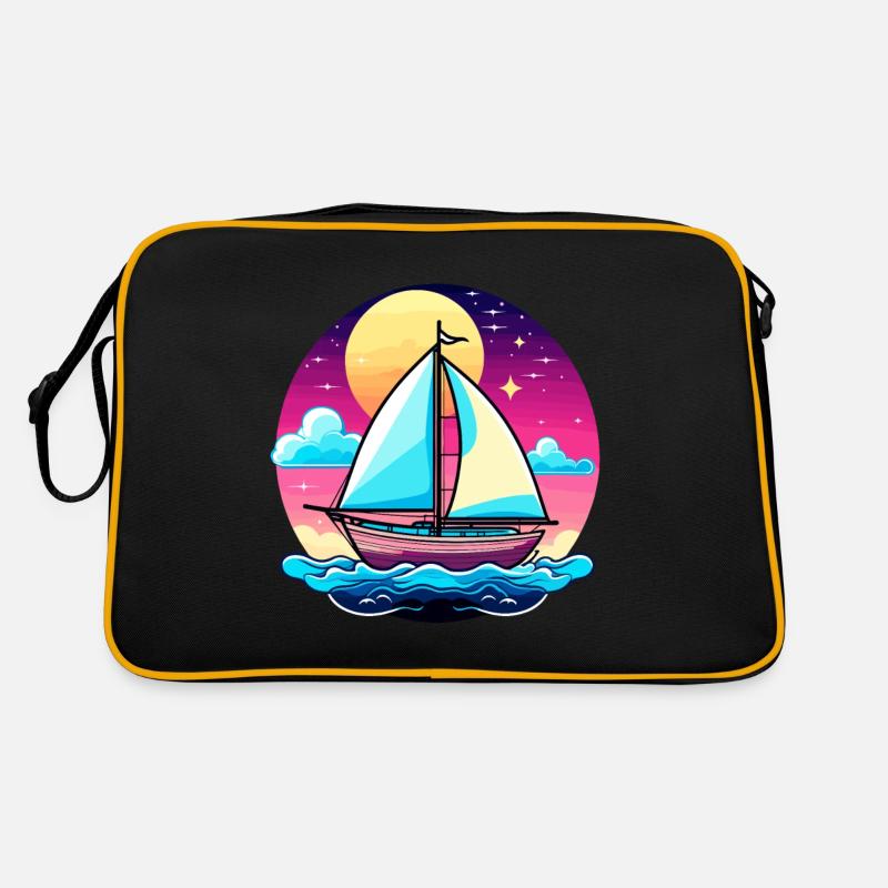 Illustration de voilier Sac Retro