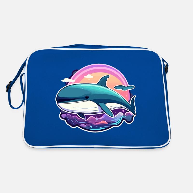 Wal Illustration Retro Tasche