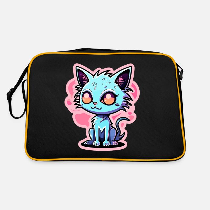 Illustration de chat mignon Sac Retro