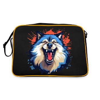 Big Bad Wolf - Retro Bag - black/gold - Back