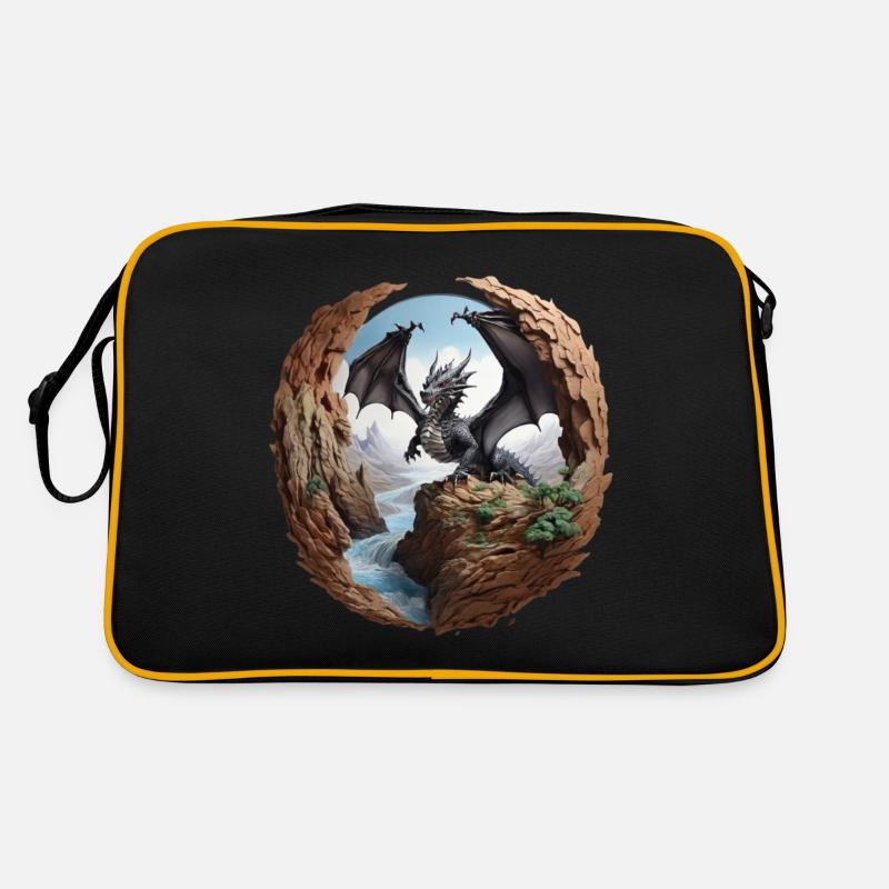 Drache Retro Tasche